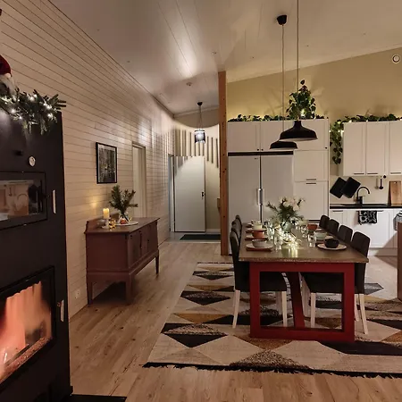 Βίλα Boreal Bliss For 8 Persons, Sauna, Tub, Fireplace Ροβανιέμι